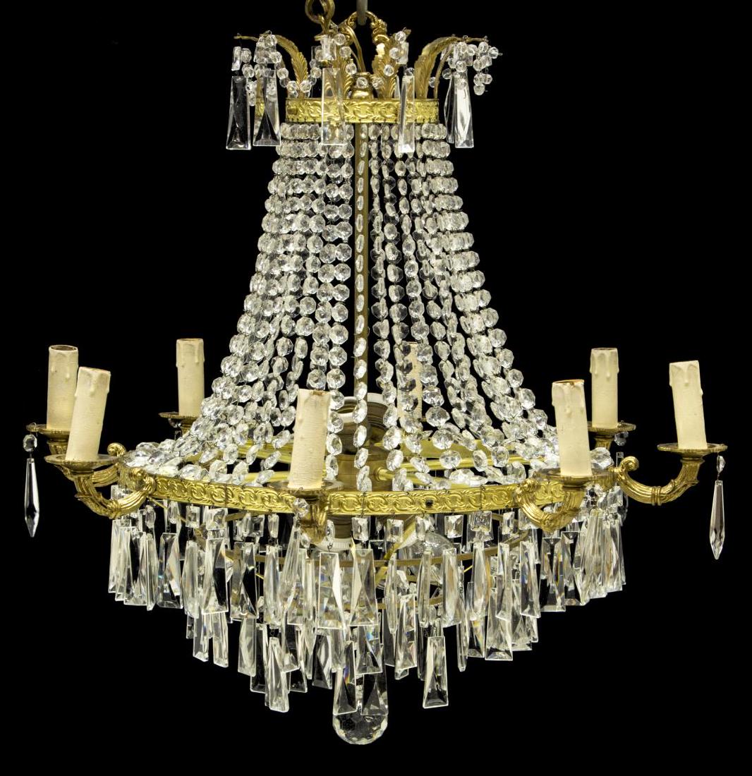 CONTINENTAL EMPIRE STYLE TWELVE-LIGHT CHANDELIER (1 of 2)