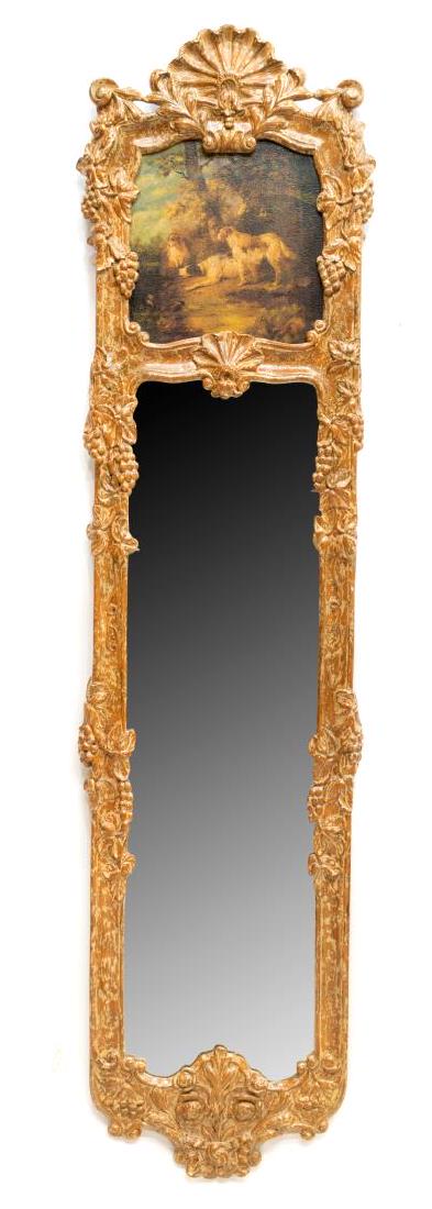TRUMEAU STYLE WALL MIRROR (1 of 4)