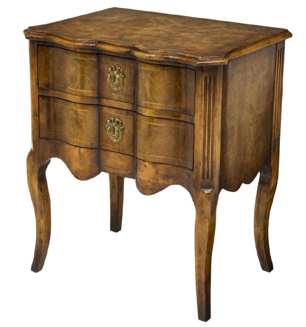 JOHN RICHARD FINE FURNITURE BURL CHEST OF DRAWERS (1 of 3)