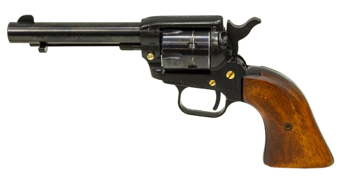 FIE FIREARMS TEXAS RANGER REVOLVER, .22LR: FIE Firearms Texas Ranger revolver, .22LR caliber, six round cylinder, 4.75" barrel, tilt accents, wood grips, SN TX02XXX *REQUIRES FFL TRANSFER* Start Price: $150.00