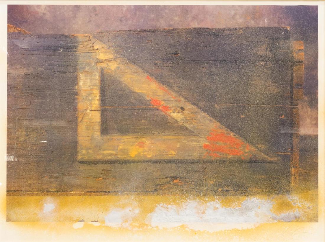 CONTEMPORARY FRAMED MIXED MEDIA ART, SIGNED (1 of 4)