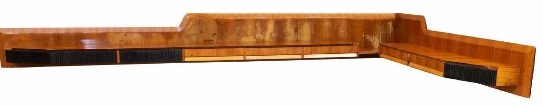 ITALIAN MID-CENTURY MODERN ROSEWOOD WALL UNIT (1 of 2)