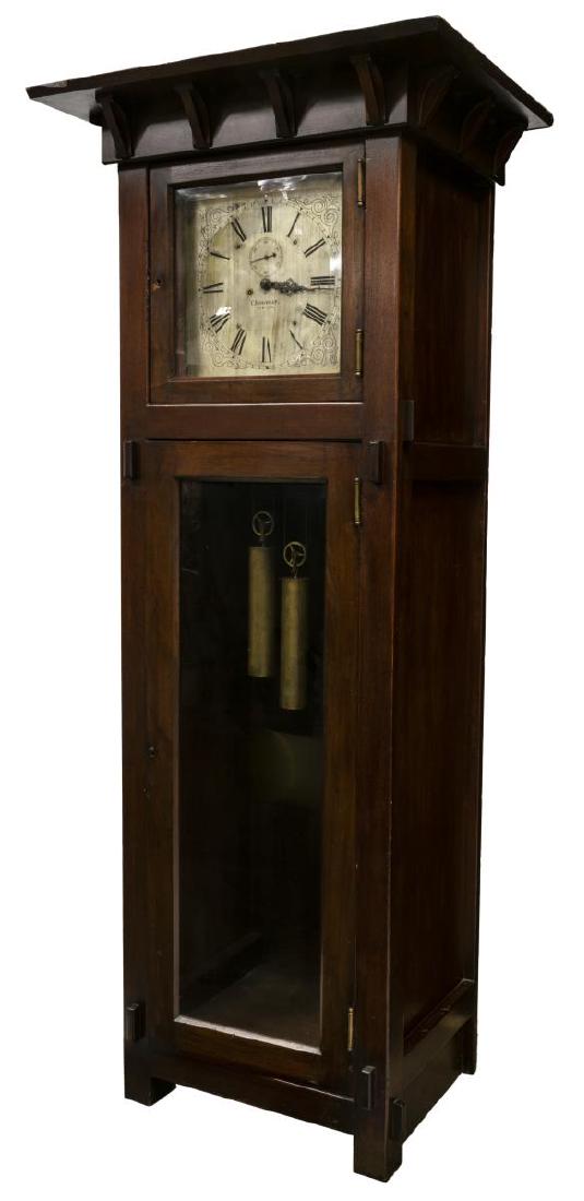 ARTS & CRAFTS CHARLES KORFHAGE GRANDFATHER CLOCK