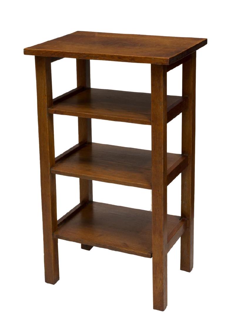 GUSTAV STICKLEY CRAFTSMAN OAK MAGAZINE STAND (1 of 4)