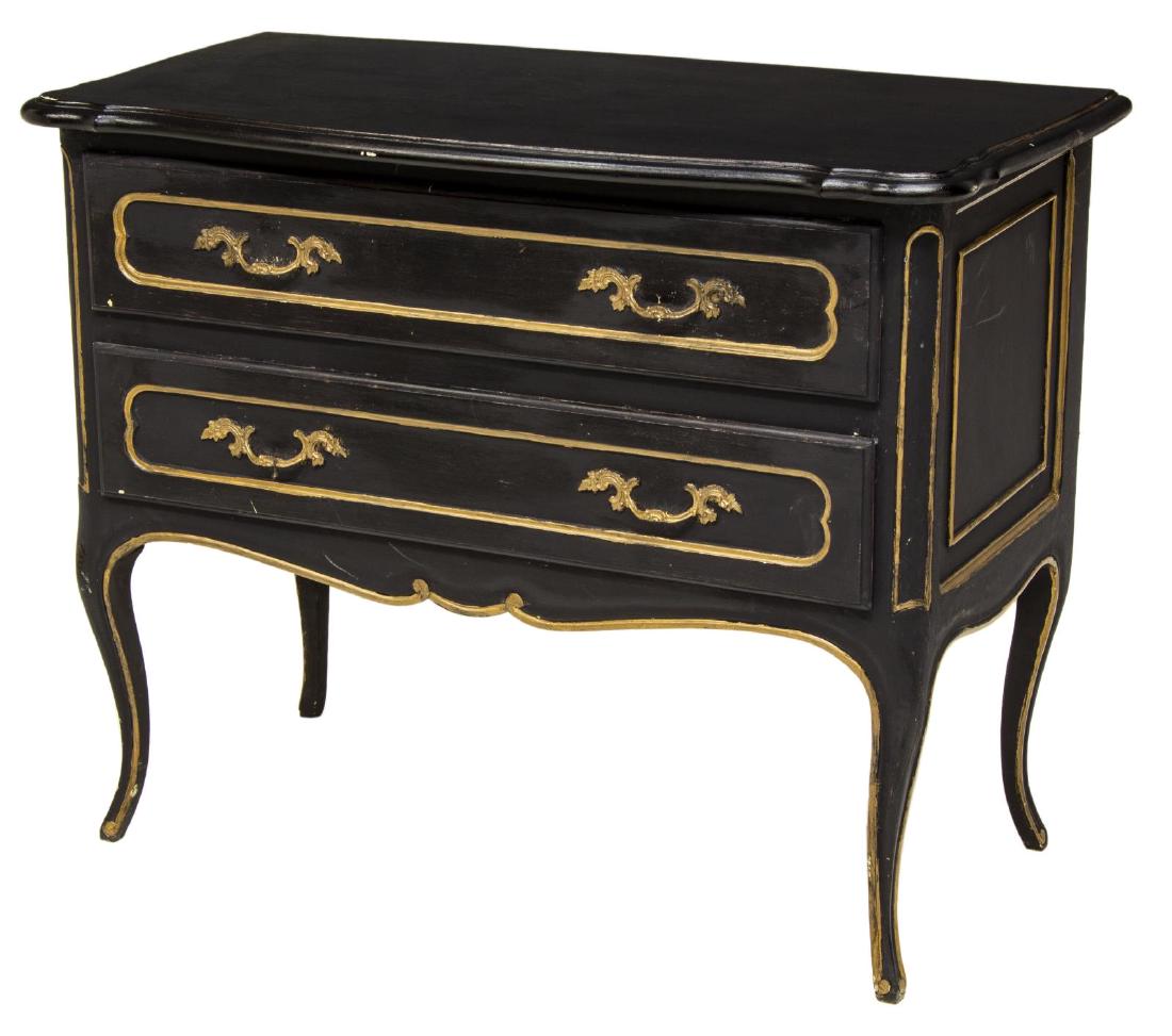 FRENCH LOUIS XV STYLE PAINTED COMMODE (1 of 3)