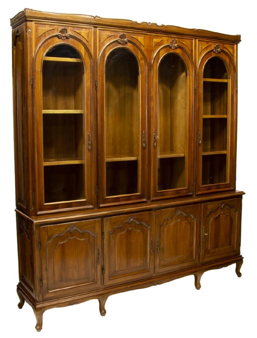 ITALIAN LOUIS XV STYLE GLAZED DOOR BOOKCASE (1 of 2)