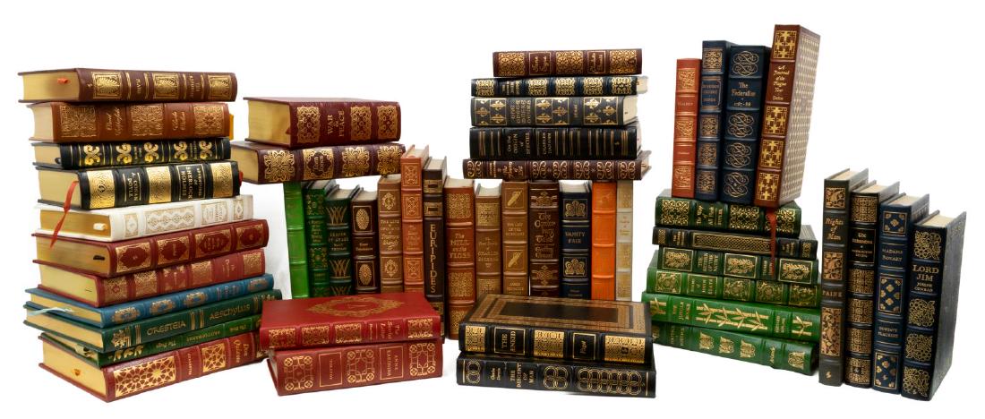 (50) EASTON PRESS LEATHER BOUND GILT LIBRARY BOOKS (1 of 10)