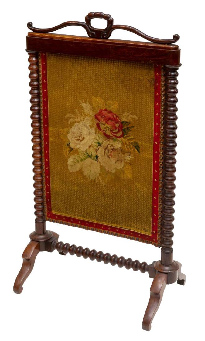 FRENCH LOUIS PHILLIPE ROSEWOOD FIRESCREEN (1 of 3)