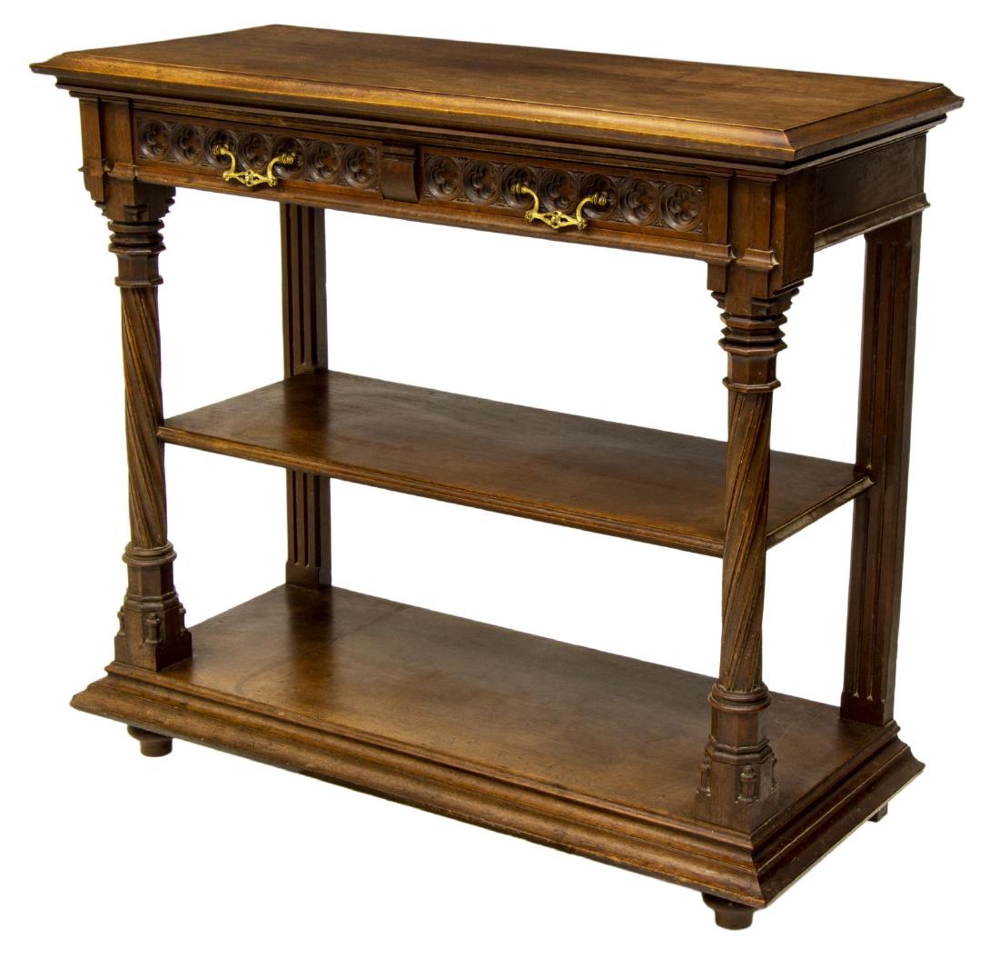 CONTINENTAL GOTHIC REVIVAL CONVERTABLE SERVER (1 of 3)