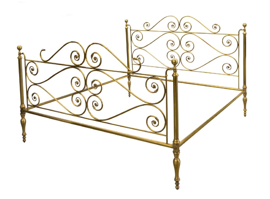 VINTAGE ITALIAN BRASS BED (1 of 1)