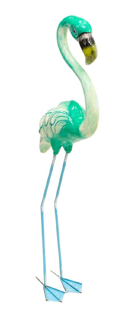 SERGIO BUSTAMANTE SERMEL FLAMINGO, 61"H (1 of 2)