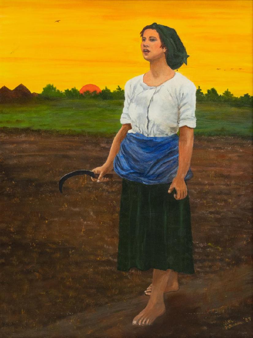 PAINTING AFTER BRETON, "SONG OF THE LARK" (1 of 5)