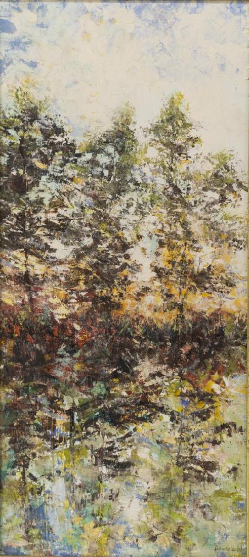 DANIELA LECCHI (B.1953) OIL ON BOARD PAINTING (1 of 4)