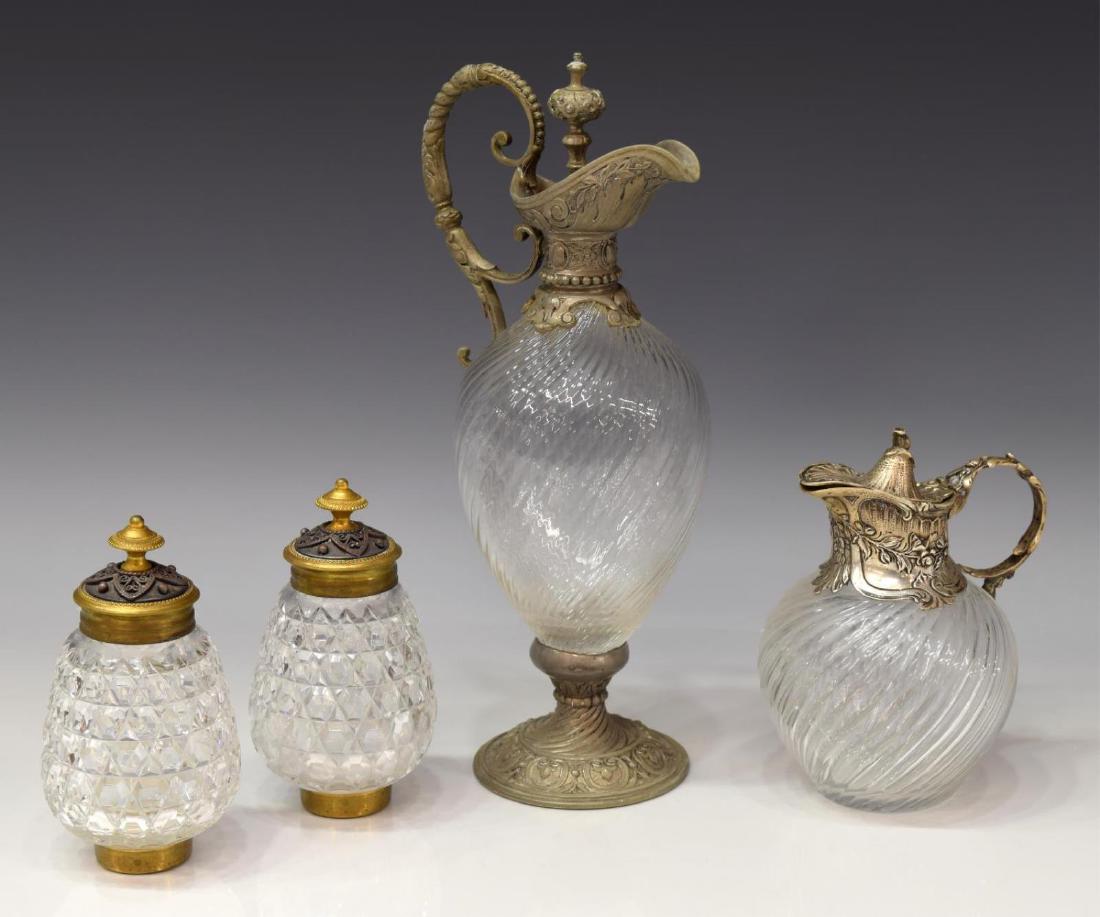 (4) SMALL HANAU STERLING & PEWTER MOUNTED PITCHERS (1 of 3)