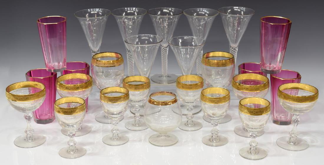 (26) COLLECTION OF ASSORTED STEM & DRINKWARE (1 of 5)