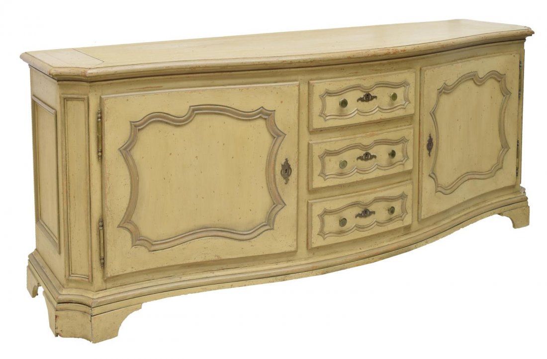 FRENCH STYLE PAINTED OAK SIDEBOARD (1 of 3)