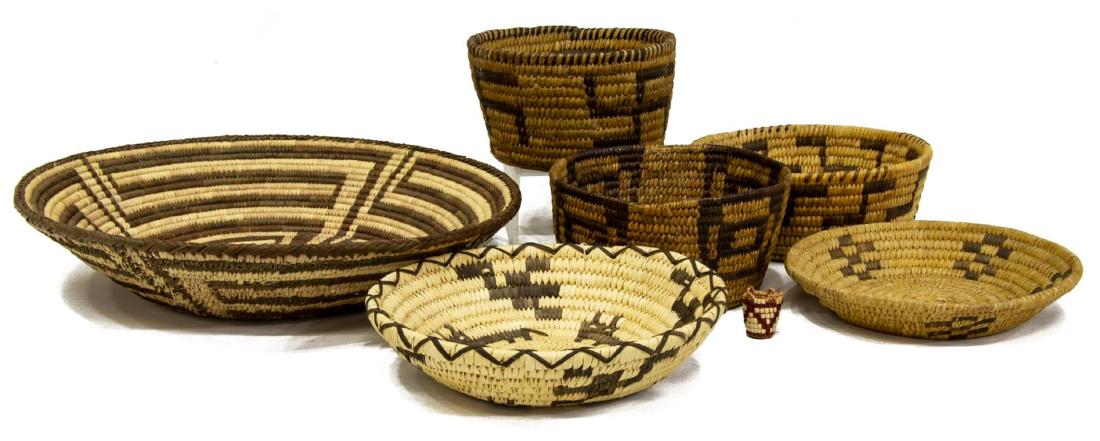 (7)NATIVE AMERICAN PAPAGO BASKETS & NETTIE JACKSON (1 of 8)