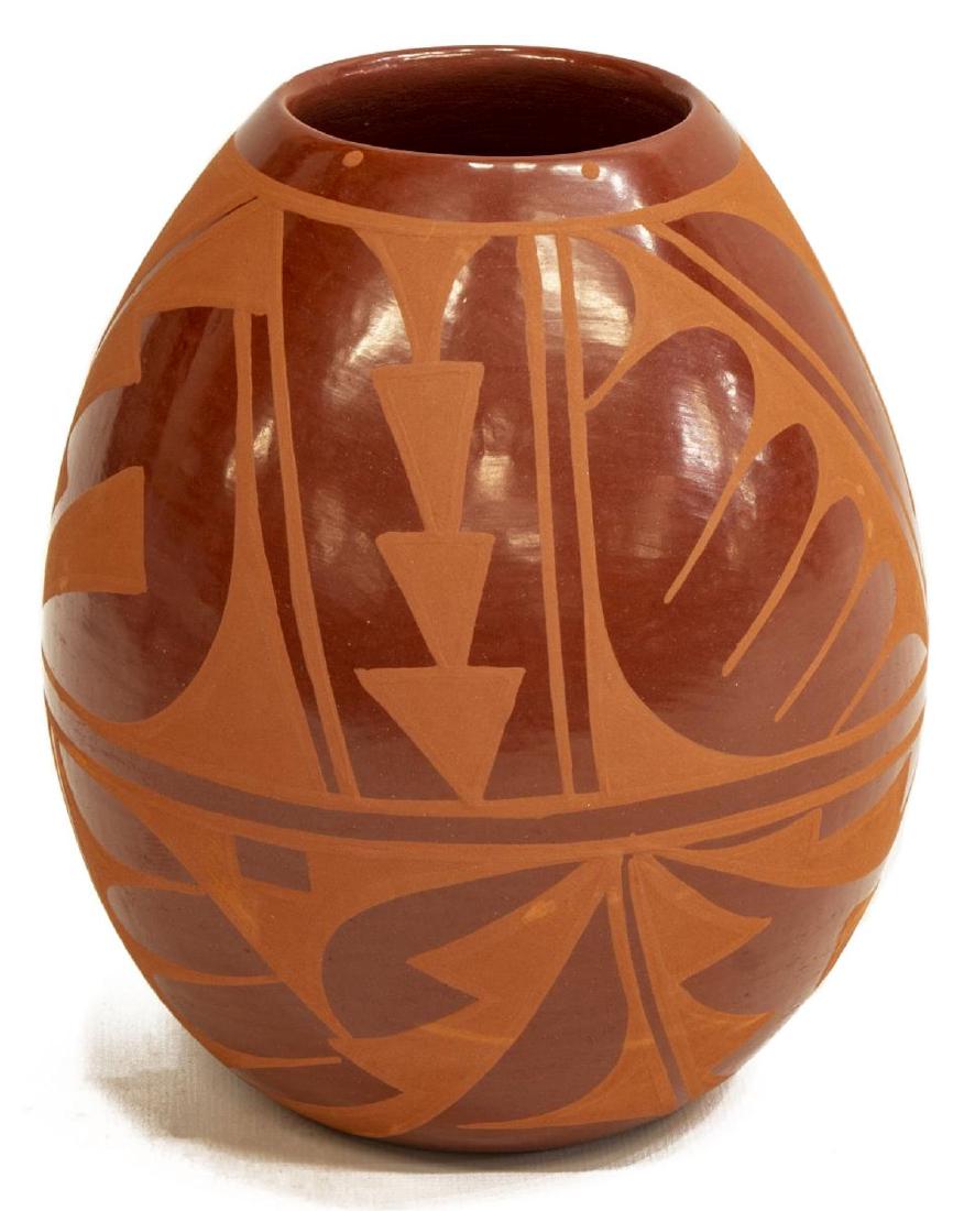 CYNTHIA STARFLOWER SAN ILDEFONSO RED POTTERY (1 of 3)