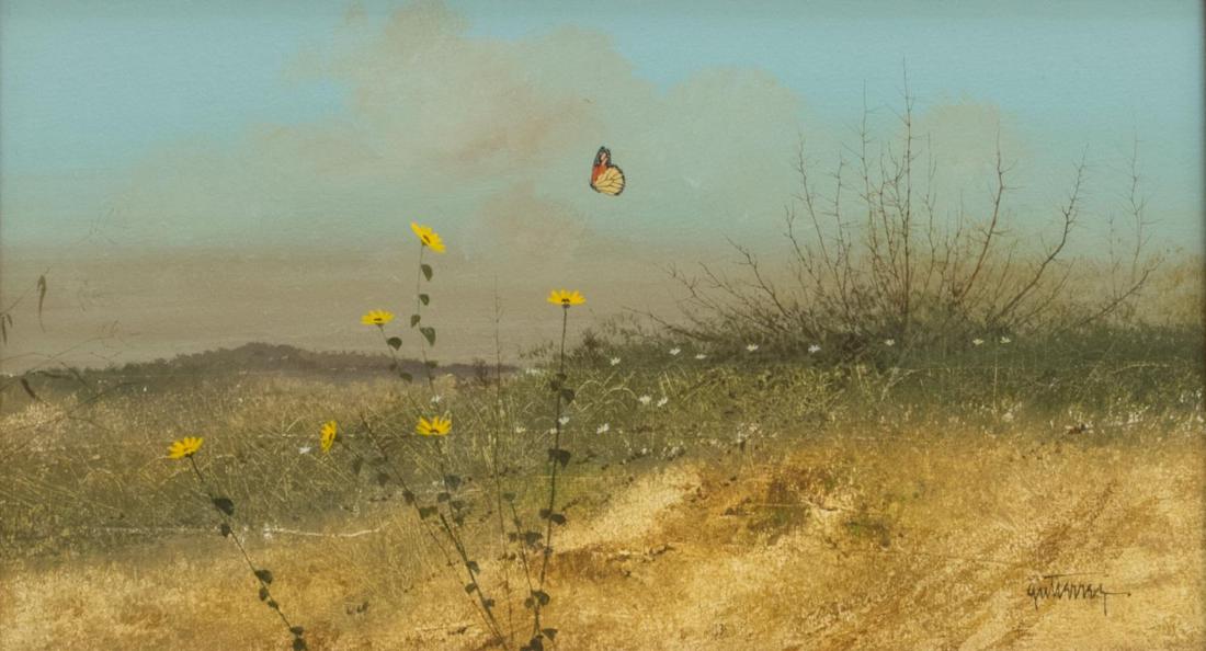 RAUL GUTIERREZ (B.1935) FRAMED WATERCOLOR PAINTING (1 of 5)