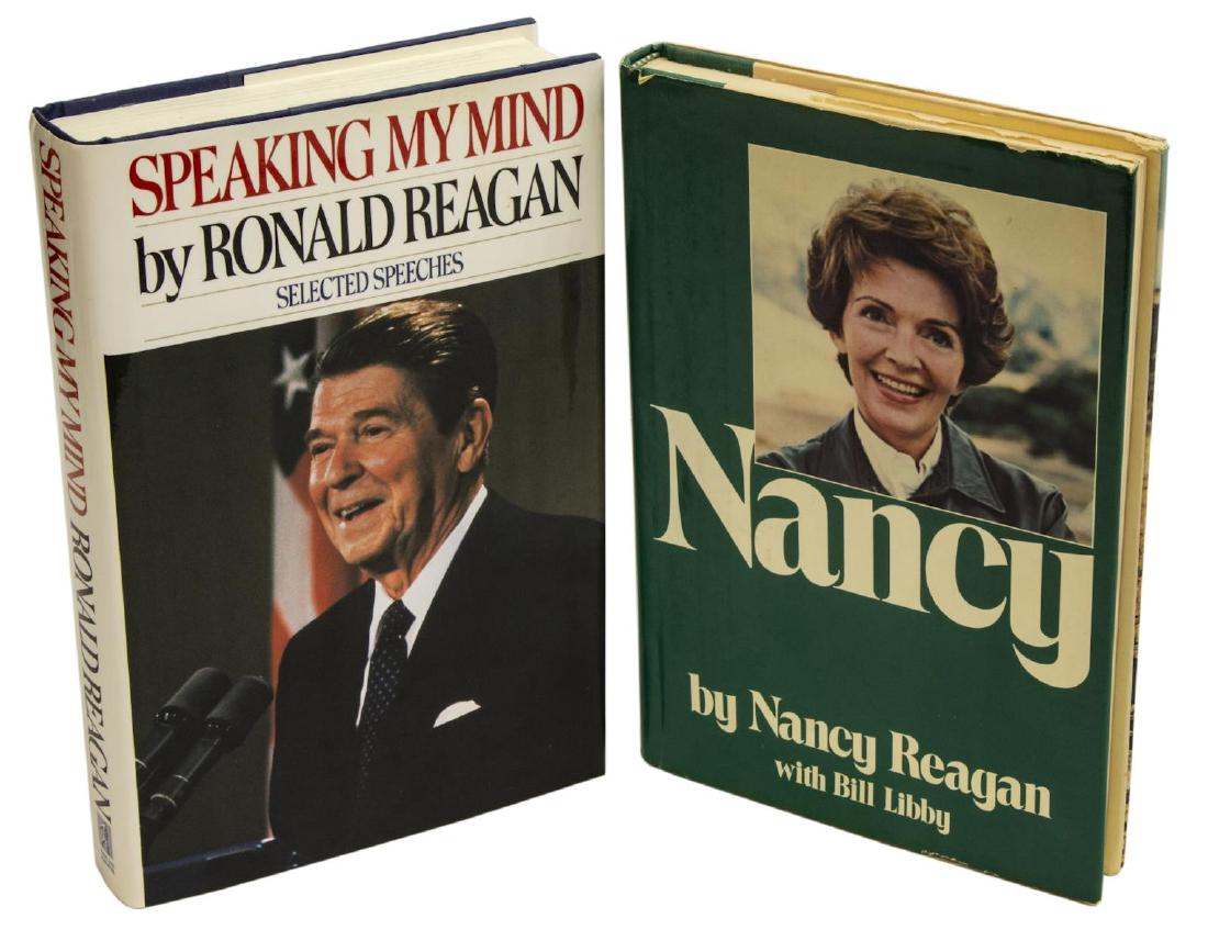 (2) AUTOGRAPHED BOOKS, RONALD & NANCY REAGAN (1 of 8)