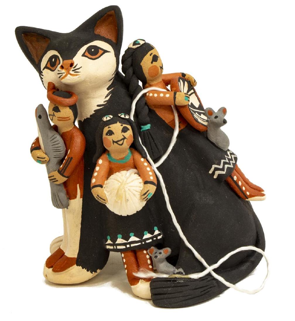 CAROL LUCERO GACHUPIN JEMEZ PUEBLO CAT STORYTELLER (1 of 5)