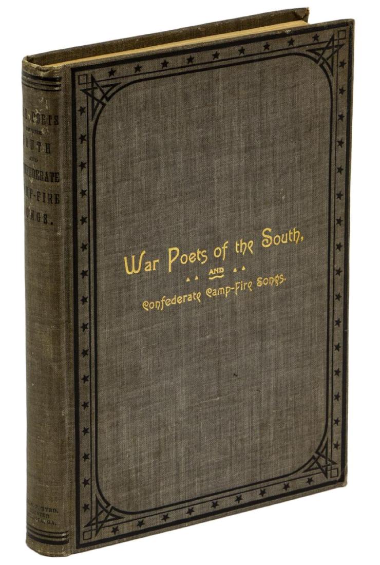 CONFEDERATE BOOK: "WAR POEMS OF THE SOUTH" (1 of 5)