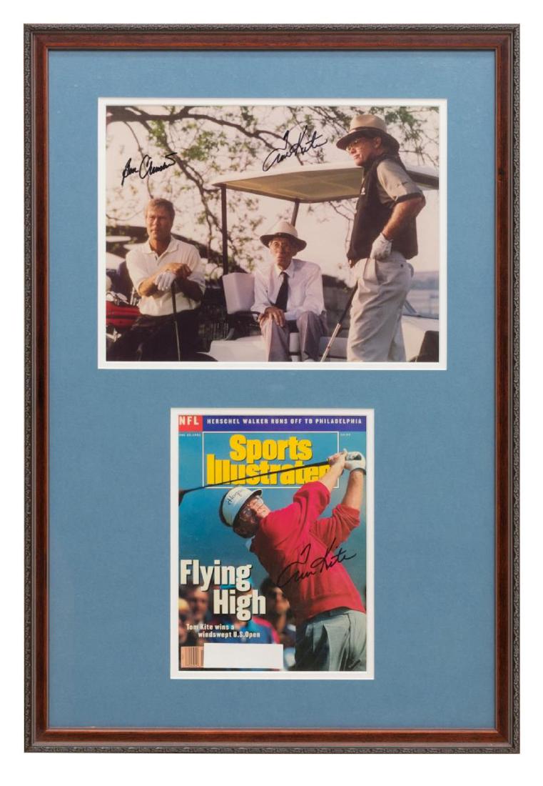 TOM KITE & BEN CRENSHAW AUTOGRAPH PHOTO, PENICK (1 of 7)