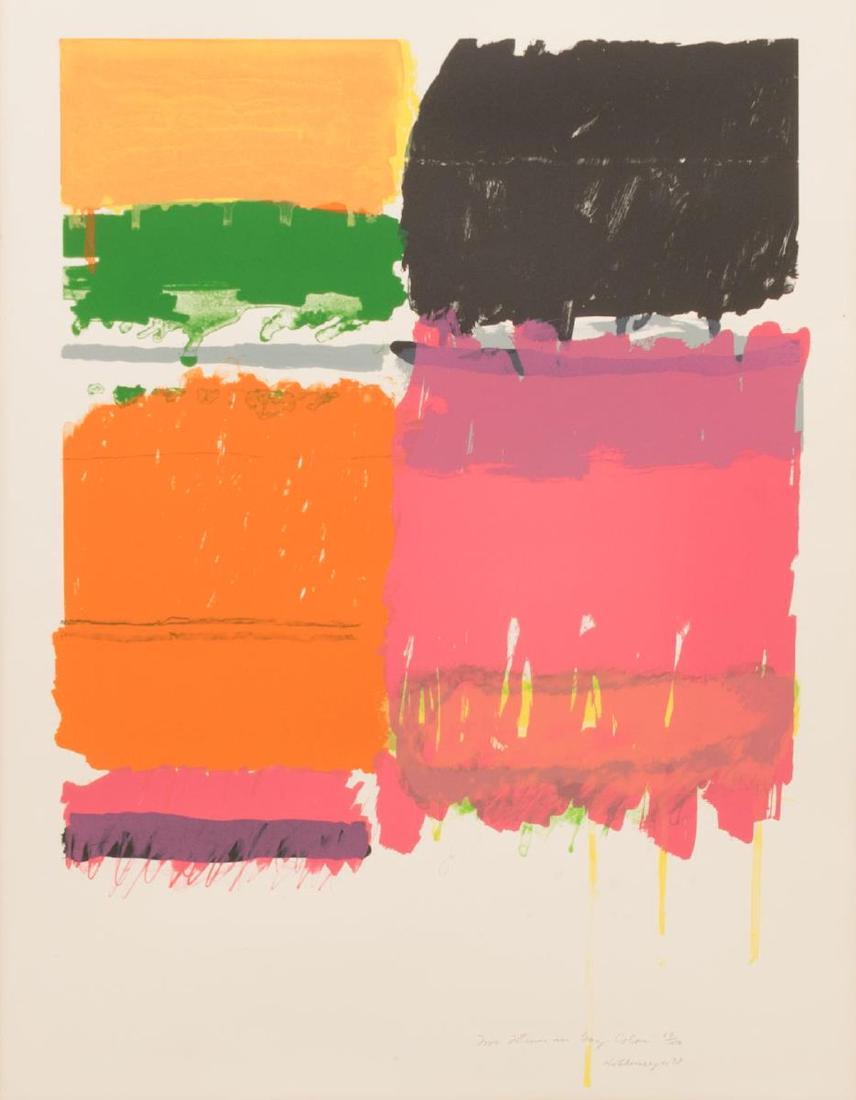 IDA KOHLMEYER (1912-1997) TWO TOTEMS IN GAY COLORS (1 of 4)