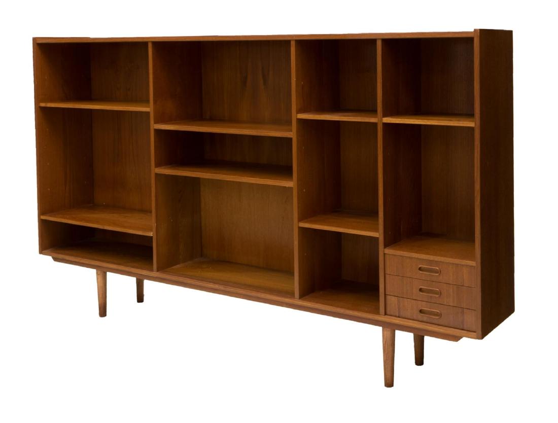 DANISH MID-CENTURY MODERN TEAK BOOKCASE (1 of 2)