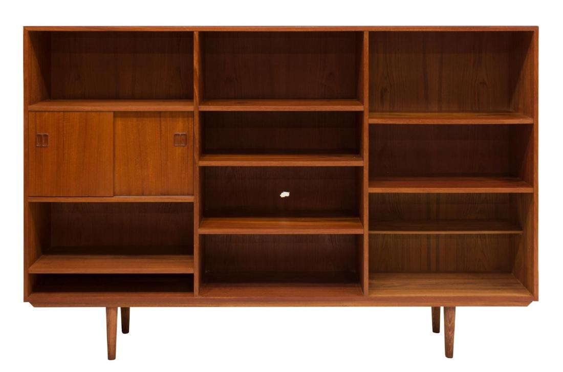 DANISH MID-CENTURY MODERN TEAK BOOKCASE (1 of 2)
