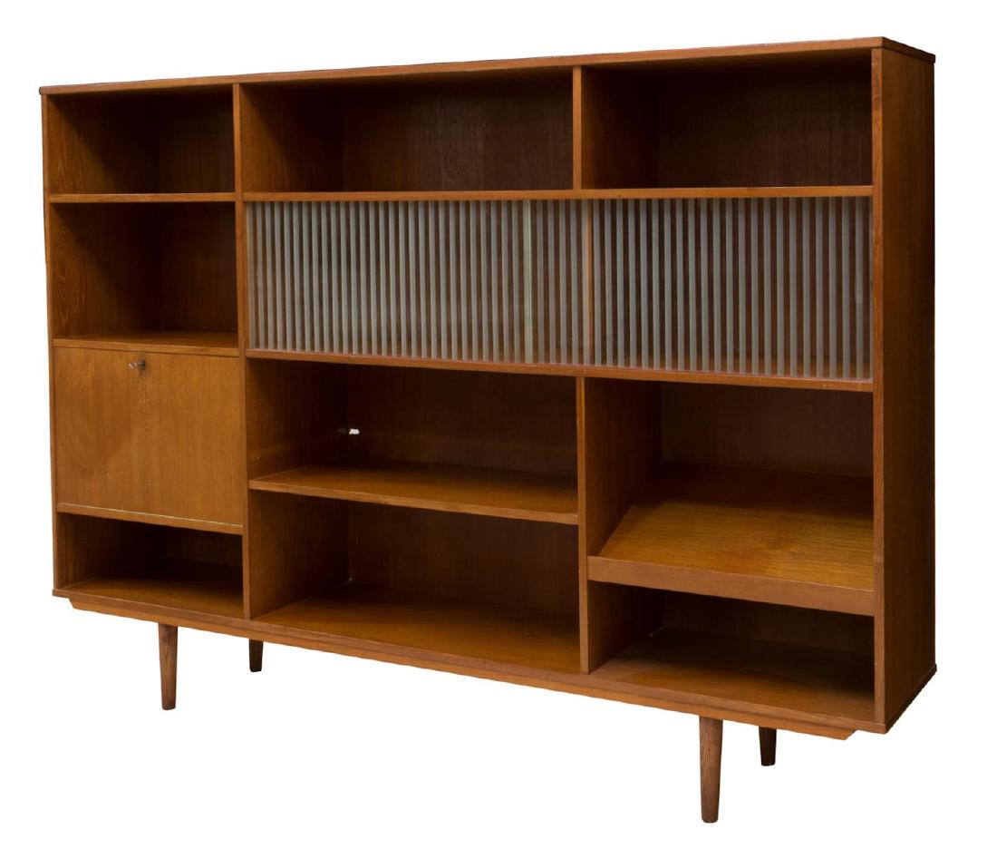 DANISH MID-CENTURY MODERN TEAK BOOKCASE (1 of 2)