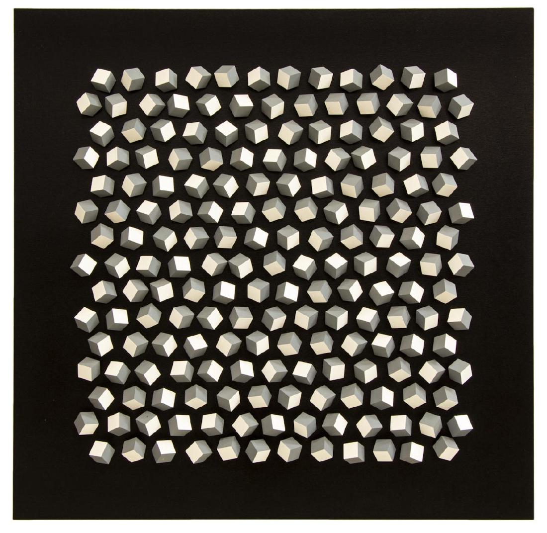 MODERNIST ASSEMBLAGE ART, CICERO SILVA, CUBES, 3D (1 of 4)