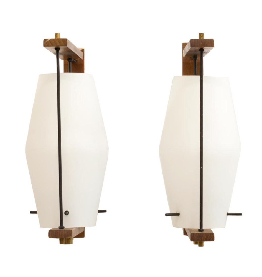 (PAIR) ITALIAN MID-CENTURY MODERN WALL SCONCES (1 of 3)
