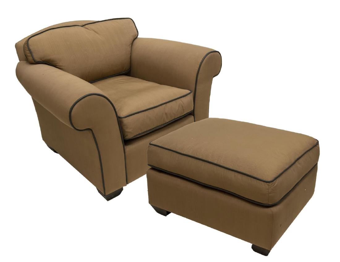 (2) JOHN HUTTON FOR DONGHIA ARMCHAIR & OTTOMAN (1 of 3)