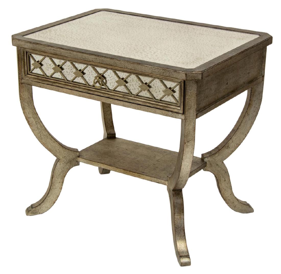 HOOKER FURNITURE 'SANCTUARY' MIRRORED SIDE TABLE (1 of 3)