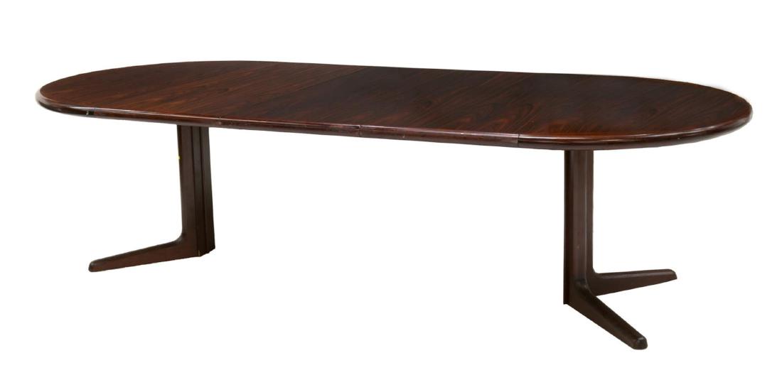 DANISH MID-CENTURY MODERN ROSEWOOD DINING TABLE (1 of 2)