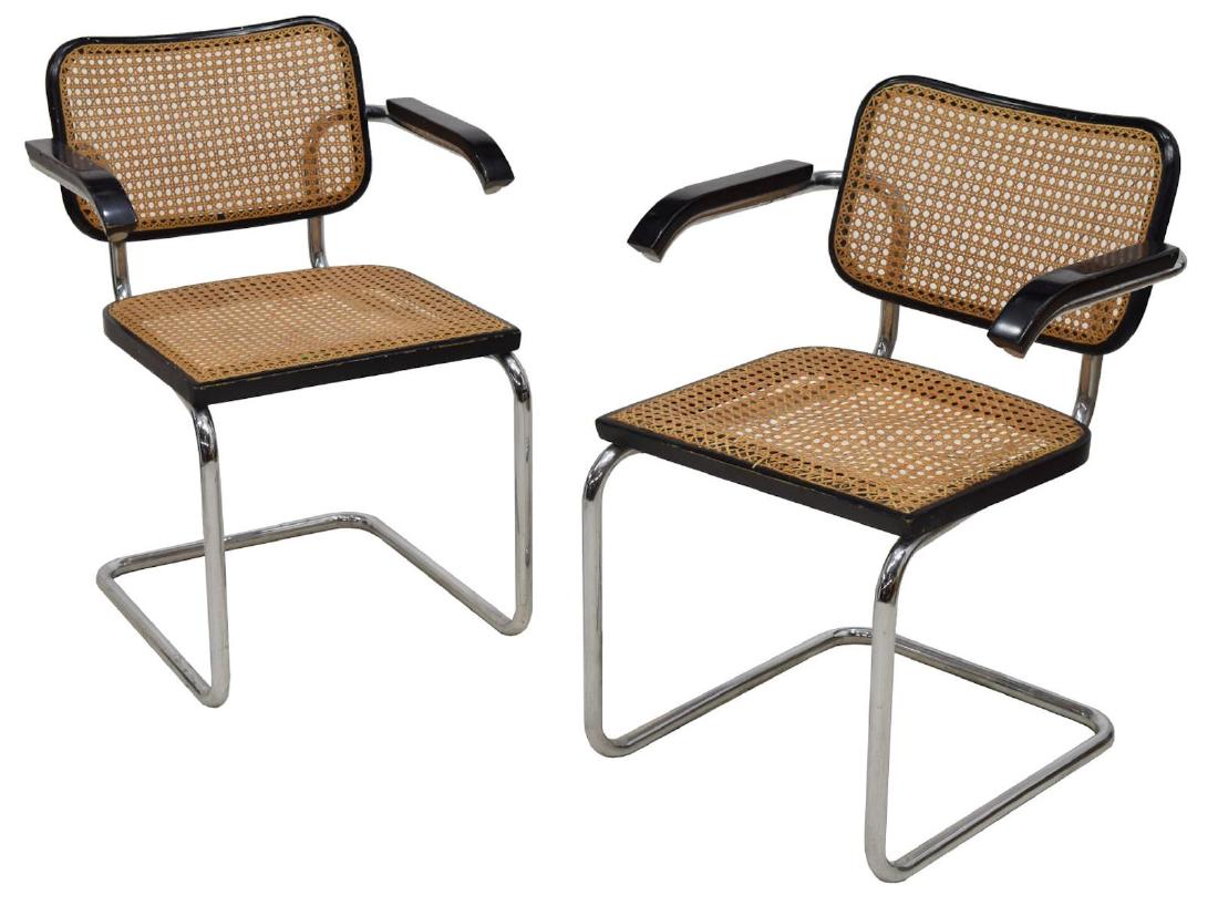 (2) MID-CENTURY MODERN CHAIRS, AFTER MARCEL BRUER (1 of 2)