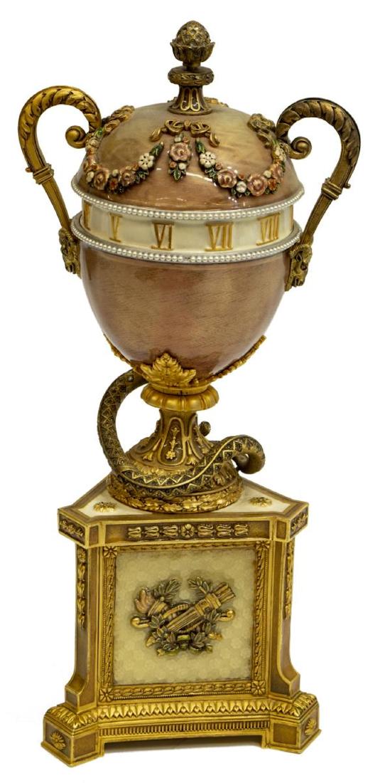 MARLBOROUGH FABERGE EGG CLOCK , VIVIAN ALEXANDER (1 of 4)