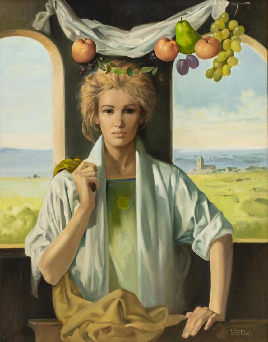 ANTOINE BERTRAN (B.1929) OIL ON CANVAS PAINTING (1 of 4)