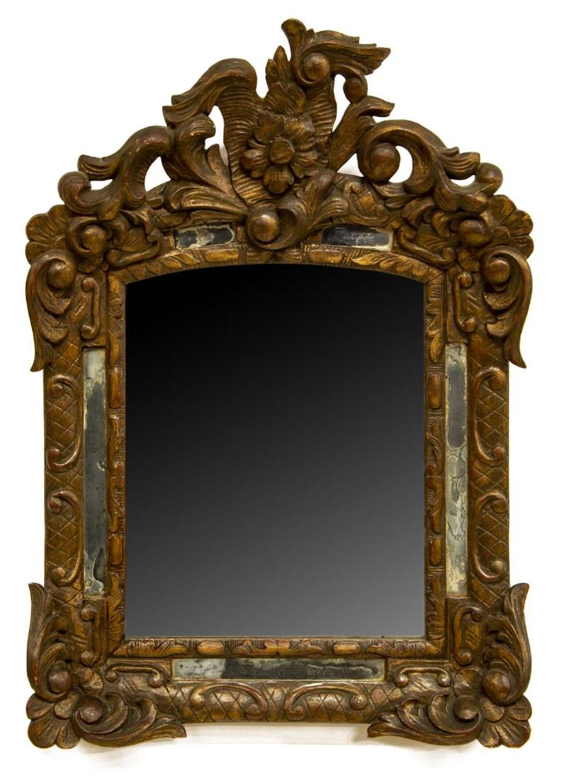 FRENCH REGENCE CARVED WALL MIRROR (1 of 3)