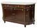 FRENCH EMPIRE STYLE MAHOGANY & MARBLE SIDEBOARD