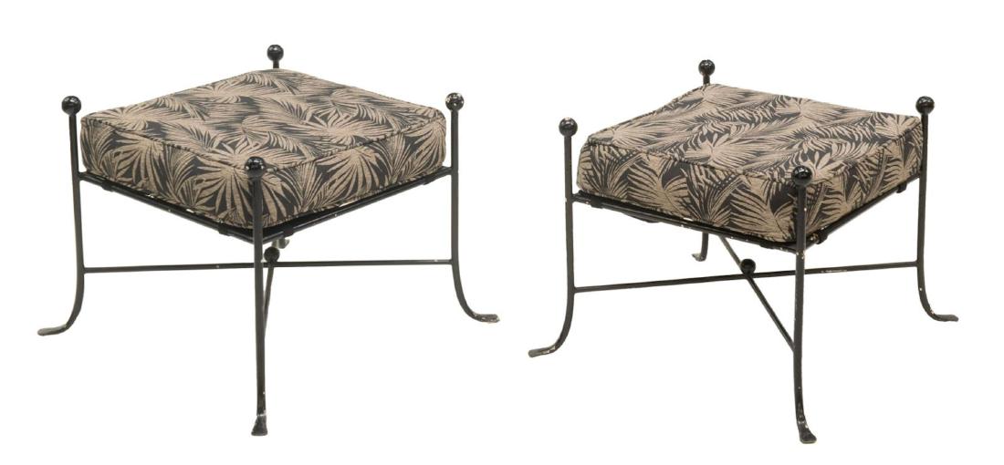 (2) FRENCH OUTDOOR PATIO / GARDEN BENCHES (1 of 2)