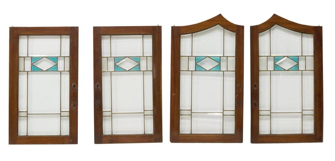 (4) ITALIAN LEADED GLASS PANELS (1 of 2)