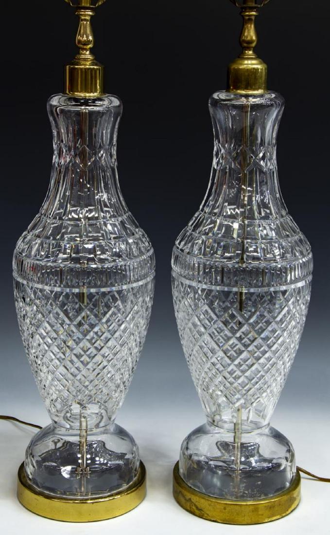 (2) WATERFORD & CUT CRYSTAL TABLE LAMPS (1 of 2)
