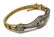 DECO 14KT & PLAT 3CTTW DIAMOND & SAPPHIRE BRACELET - 3