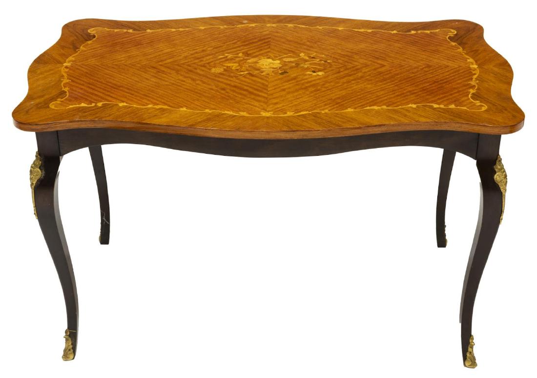 FRENCH INLAID WALNUT COFFEE TABLE (1 of 2)