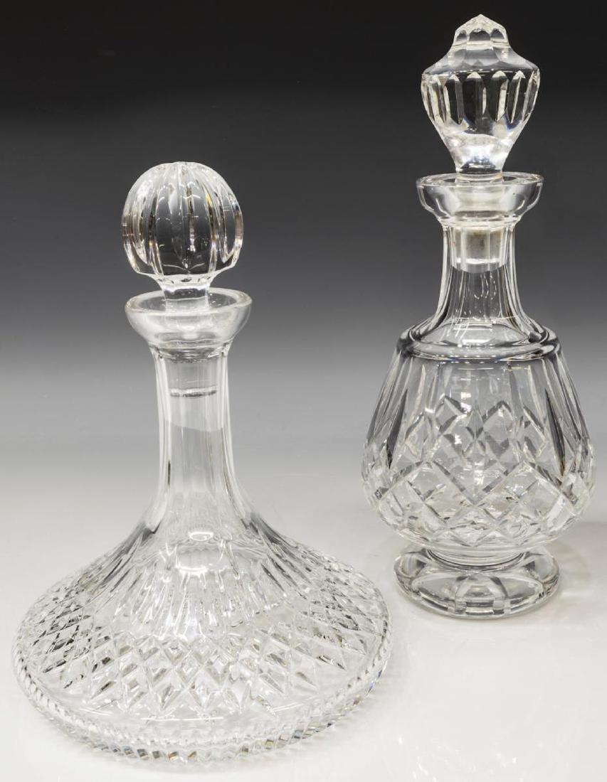 (2) WATERFORD 'LISMORE' BRANDY & SHIPS DECANTERS (1 of 3)