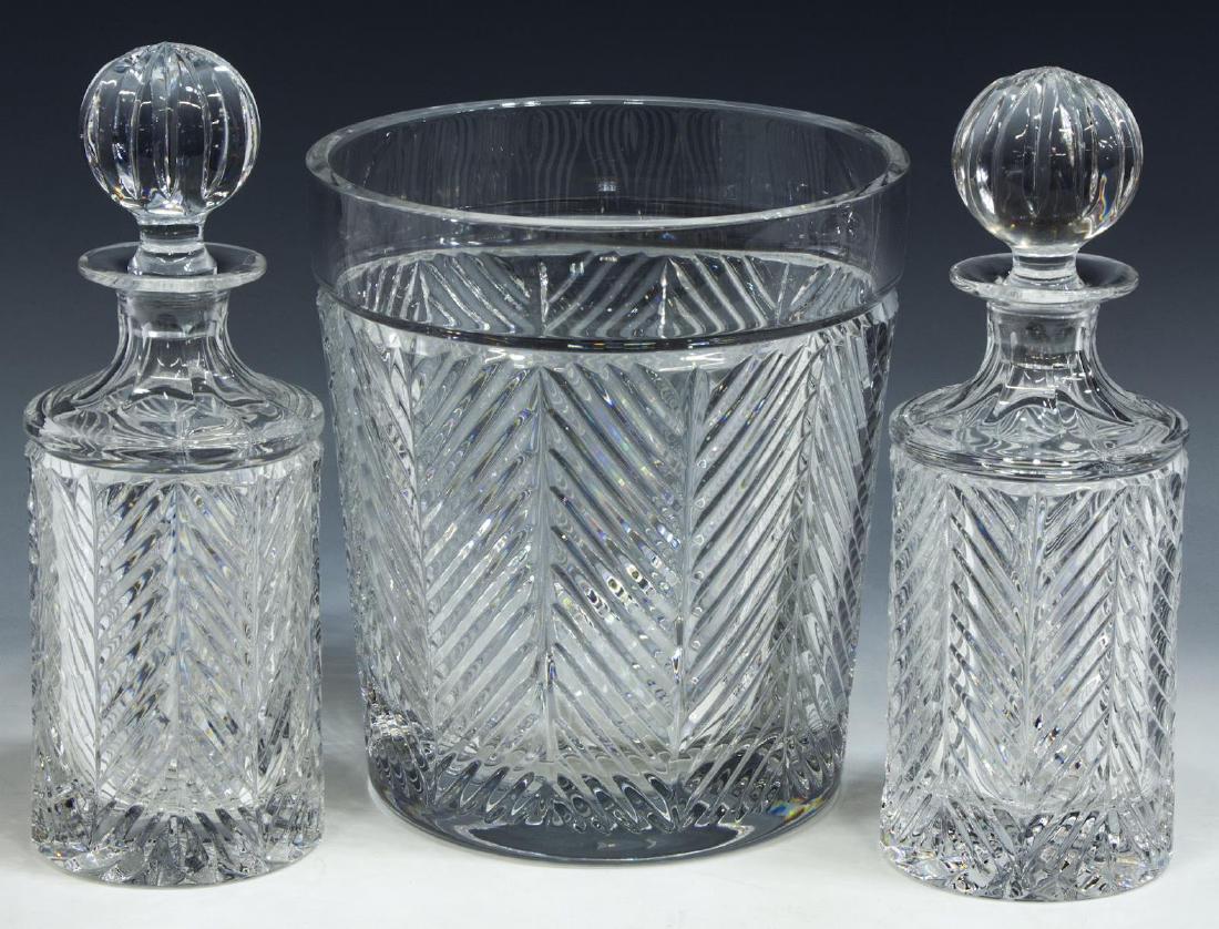 (3) RALPH LAUREN HERRINGBONE CRYSTAL BARWARE (1 of 5)
