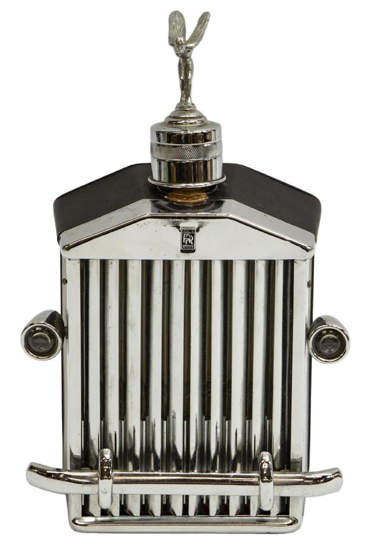 ROLLS-ROYCE SPIRIT OF ECSTASY MUSIC BOX DECANTER (1 of 2)