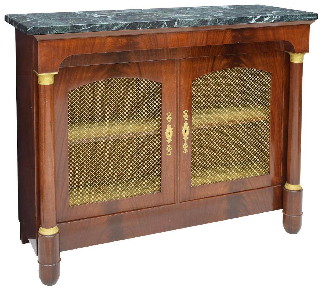 FRENCH EMPIRE STYLE MAHOGANY SIDEBOARD (1 of 3)